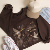 Mallard Duck Marshland Crewneck