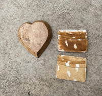 Axis Deer Cowhide credit card wallet