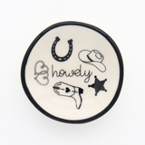 Ring Dish Howdy Western