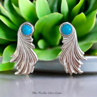 Blue Feather Silver