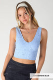 NS8309 -  Lace V Neck Tank Top