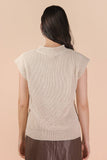 Oversized Soft Knit Sweater Vest Top