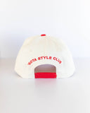 This is My Fair Hat - Red & Cream
