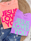 Jesus Loves You Puff Tee
