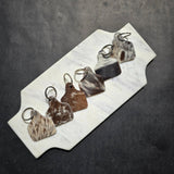 Cowhide Tag Keychain - Genuine Hair