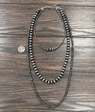 735531, 30" Handmade Navajo Bead Necklace