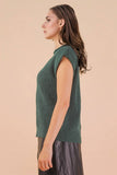 Oversized Soft Knit Sweater Vest Top
