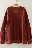 Waffle Patch Comfy Pullover