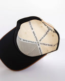 Cabin Hat - Midwest Unisex Trucker Hat Brown, Black, & Cream