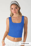NS8396 - Double Lace Square Crop Top