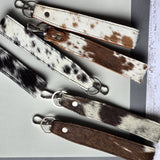 Cowhide Long Keychain - Genuine Cowhide