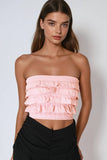 NS8401 - Layered Ruffle Tube Top