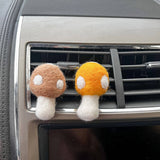 Felt Mushroom Car Vent Clip Diffuser