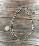 739232, 16" Handmade Silver Navajo Necklace