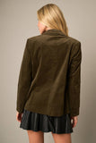 Corduroy Blazer Jacket