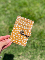 Deer cowhide western wallet 
