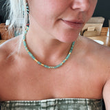 Beaded Stone Necklace