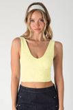 NS8309 -  Lace V Neck Tank Top