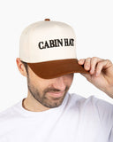 Cabin Hat - Midwest Unisex Trucker Hat Brown, Black, & Cream