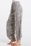 Leopard Split Ankle Pants