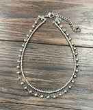 739232, 16" Handmade Silver Navajo Necklace