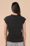 Oversized Soft Knit Sweater Vest Top