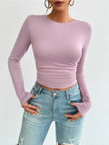 Lavender Low Back Top