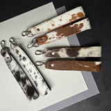 Cowhide Long Keychain - Genuine Cowhide