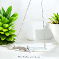 Blue Feather Silver
