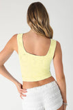NS8396 - Double Lace Square Crop Top