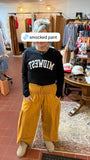 Smocked Waist Wide Leg Pant