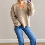 V-Neck Relaxed Sweater