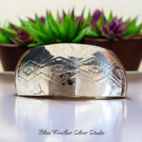 Blue Feather Silver