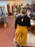 Smocked Waist Wide Leg Pant