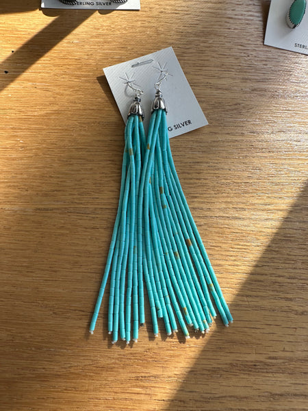 Fringe Turquoise Earrings