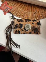 GG Keychain Wallet  Sandra Lee leopard  