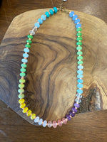 Beaded Stone Necklace
