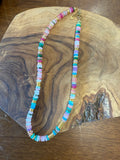 Beaded Stone Necklace