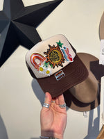 Custom Trucker Hat HATS BAR - 103 Moon Child Collective you are my sunshine  