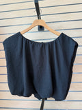 Sleeveless Balloon Crop Top