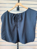 Sleeveless Balloon Crop Top