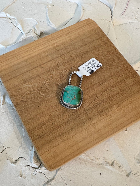 Eli Skeets Turquoise Pendant