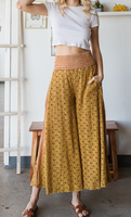 Sylvia Wide Leg Crop Pant  Oli & Hali   