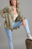 Rawr Button-down Shirt  umgee   