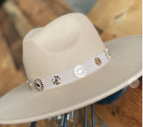 Banded with Charms Hat  Love and Thyme   