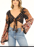 Flare Crop Top  Angie   