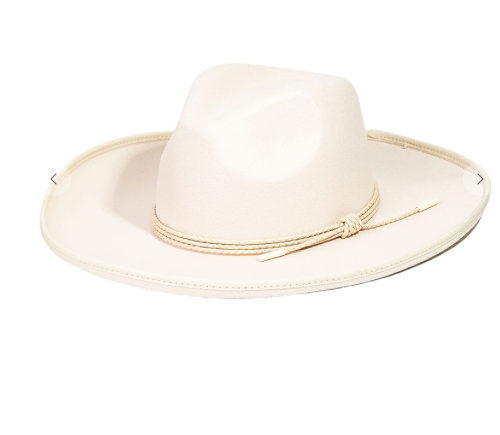 Rope Strap Panama Hat  Too Too Hat ivory  