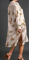 Meow Shirt Dress DRESSES - 171 umgee   