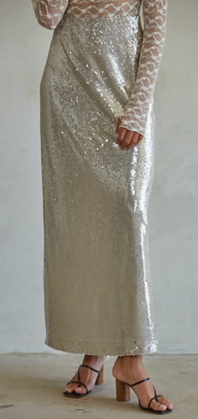 Gold top skirt ragstock