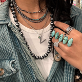 *PRE-ORDER* Cable Initial Necklace JEWELRY - 101 Boho Soul   